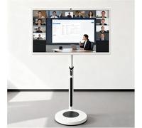 coyrugky 4K Moniteur Portable,avec écran Intelligent Rotatif,système d'exploitation Android,Batterie intégrée,Rotation complète à 360 degrés Support Pivotant pour Streaming,Télétravail(8+128G,24IN)