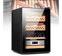 coyrugky Cave A Cigare Electrique Refroidisseur Cave à Cigares éLectrique avec Doublure en CèDre Tiroirs à Couches pour Hommes PèRes Et Maris Cigarcabinet Cadeau pour Homme
