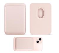 COYUN 1 Pièces étui Portefeuille Magnétique pour Téléphone, Portefeuille Magnétique pour Portefeuille Magsafe, Compatible avec iPhone 12/13/14 Mini/Plus/Pro/Max, étui pour Carte de Crédit RFID(Rose)