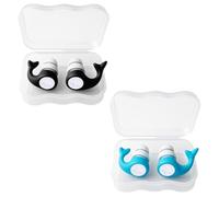 COYUN 2 Paires de Bouchon Oreille Piscine, Bouchon Oreille Enfant, En silicone souple, Bouchons d'oreille pour Enfants, Bouchons d'oreilles de Natation, pour le Surf et Autres Sports Nautiques