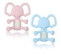 COYUN 2 Pcs Anneau Dentition Bebe, Grignoteuse Bébé, Gant Dentition Bebe, Mitaine De Dentition Pour Bébé, Jouet Dentition Bébé Refrigerant, Tetine Grignoteuse Dentition Pour Bebe Garcon Fille