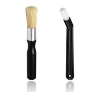 COYUN 2 Pcs Brosse de Nettoyage,Brosse pour Porte-Filtre Brosse de Nettoyage d'angle pour Machine à café Automatique Brosse de Nettoyage pour Porte-Filtre Accessoires pour Machine à Café
