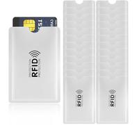 COYUN 24 Pcs Protecteur de Carte Porte-Monnaie Anti RFID FRAUDE Etui Carte Bancaire Anti Piratage, Étui protége des Cartes de crédit Carte sans Contact, RFID Pochette Protection Porte Carte