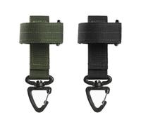 COYUN 2pcs supports de gants,Gants Tactiques Polyvalents pour l'extérieur,Boucle de Rangement, Crochet de Gant réglable, Pour jardins, chantiers de construction(noir, vert militaire)