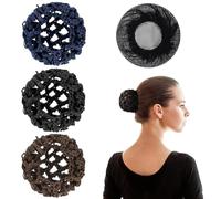 COYUN 4 Pièces Filets à Cheveux Invisible Bord Élastique Maille Filet à Cheveux Filets Invisibles Cheveux, Pour La Danse Classique, La Danse, Le Patron, L'infirmière, Le Service D'épicerie