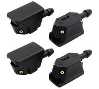 COYUN 4 Pièces Gicleur Lave Glace, Buses D'Essuie-Glace De Pare-Brise Universelles, Gicleur Essuie Glace Voiture, Pare Brise Gicleur Lave Glace pour Bras d'Essuie-Glace De 8 mm 9 mm