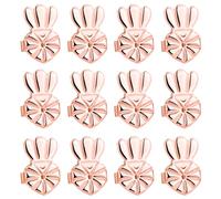 COYUN 6 Pairs Boucle d'oreille Magique Supports, Boucle d'oreille Supports, hypoallergéniques Earring Backs Lifters pour Clous d'oreilles Lourds, Attache Boucles D'oreilles pour Femmes, Oro rosa