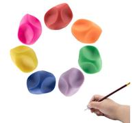 COYUN 7 pcs Poignées pour Crayons, Grip Crayon pour Enfants, Guide Doigts Ecriture Enfant Aide Ecriture Enfant Guide Doigt Enfant Silicone Pencil Grips for Kids Ergonomique Aide Ecriture Pour Enfant