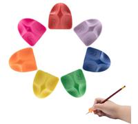 COYUN 7 pcs Poignées pour Crayons, Grips Aide écriture, Enfants Écriture Grip, Guide Doigts Ecriture Enfant Aide Ecriture Guide Doigt Silicone Pencil Grips for Kids Ergonomique Aide Ecriture Ecrire