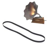 COYUN Courroie pour Platine Tourne-Disques Noire, Courroie de Platine, Tourne-Disque en Caoutchouc,Ceinture de Disque en Caoutchouc Noir avec Tous Les Types de platines à Courroie, 270mm