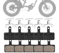 COYUN Lot de 5 Plaquettes de Frein pour Vélo B01S, Disques de Frein, Plaquettes de Frein Haute Performance pour Deore, TRP, Tektro