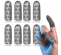 COYUN Lot de 8 Mobile Game Finger Sleeves, Gants de Jeu Haute Sensibilité pour Le Pouce et Les Doigts, Finger Sleeve, Anti-Transpiration Respirant, pour Tous Les Jeux et Appareils Mobiles