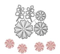 COYUN Matrice De Decoupe Scrapbooking, Fleur Matrices à Découper, Dies Scrapbooking, Modèles de gaufrage en métal matrice de découpe en métal pétale de Rose 3D pour la fabrication de cartes DIY