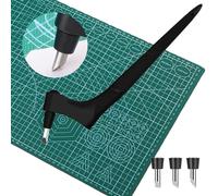 COYUN Outil Coupe Artisanal Rotatif, Scalpel Artisanal, Massicots à Lame Rotative, Cutter Rotatif De Précision, Couteau d'Artisanat Rotative À 360 Degrés Precision Cutter Cuter Rotatif Scrapbooking