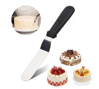 COYUN spatule cuisine, spatule à glacer, Spatule Patisserie Anglées, Ustensile de pâtisserie, Mini spatule coudée, Acier inoxydable,pour la maison, la boulangerie, la cuisine