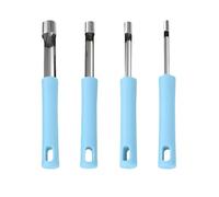 COYUN Vide Pomme,4 Pièces Vide Pomme Trognon,Extracteur de Noyau de Fruits en Acier Inoxydable,Outil Multifonction,pour Maison et la Cuisine,pour ôter les Trognons des Fruits