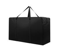 Cozary 150L Grand Sac de Rangement, 600D Oxford Résistant Sac de Transport avec Poignée, Sous Lit Rangement pour Édredons Couvertures Oreillers Vestes, 85 x 55 x 33 CM, Noir