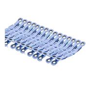 Cozary 30 Pièces Pinces à Linge en Plastique avec Crochet, Epingle a Linge Stables à Trous Ronds, Pince a Linge Exterieur pour Serviettes Chaussettes Underwears et Jouets en Peluche