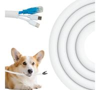 Cozary 3m Couvre-câble, 9.5mm Tresse Ajustable, Range-câble Extensible pour Voiture/TV/PC/USB