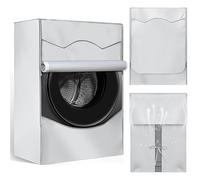 Cozary Housse Machine à Laver, Protection Lave Linge Séchant 60x65x85 cm, Oxford 420D Washing Machine Cover, Housse de Protection Anti-poussière Couverture pour Machine à Laver et Sèche-linge