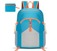 Cozary Sac à Dos Pliable, 28 L Ultraléger Sac à Dos Homme Femme, Sac de Voyage Pliable, Imperméable et Léger Backpack pour Randonnée, Sport et Voyage