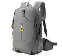 Cozary Sac à Dos Randonnée 40L Étanche Homme/Femme, Étanche & Respirant, Sac à Dos Trekking, Pour Pour Voyage, Trekking, Alpinisme, Escalade, Sport, Camping, Gris