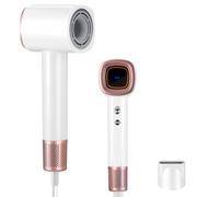 Cozary Seche Cheveux Professionnel, 200 Millions Sèche Cheveux Ionique, 110000 U/min Hair Dryer Séchage Rapide Cheveux, Sèche-cheveux Silencieux 59 dB pour Voyages, 3 Réglages Température, 2 Vitesses