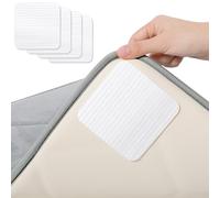Cozary Tapis Antidérapant 10 x 10 cm, Anti Derapant Tapis Lavable, Antidérapant Tapis Coupeable, sous Tapis Antidérapant, Anti Glisse Tapis pour Cuisine Chambre Salon Salle de Bain - 4 Pièces