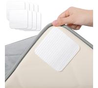 Cozary Tapis Antidérapant 10 x 10 cm, Anti Derapant Tapis Lavable, Antidérapant Tapis Coupeable, sous Tapis Antidérapant, Anti Glisse Tapis pour Cuisine Chambre Salon Salle de Bain - 8 Pièces