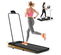 Cozary Tapis de Course Pliable, Inclinaison de 8%, 8km/h, 2.5HP, avec Télécommande,APP, Écran LED, Adapté au Bureau à Domicile, Charge Max 122KG