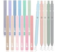 COZCLAM Lot de 17 Surligneur Pastel, 12 Sans Saignement Feutre Aesthetic Surligneurs et 5 Stylos Fineliner, Feutre Pastel Fourniture Bureau pour carnet secret fille, journal