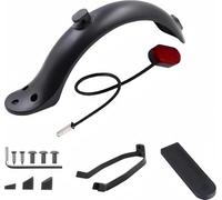 COZERI E Scooter - Kit garde-boue arrière - Avec feu arrière LED - Compatible avec Xiaomi M365, 1S, Pro, Pro 2 - Pièce de rechange avec cadre de plaque d'immatriculation, vis et matériel de montage