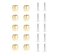 COZERI Lot de 10 embouts de frein de vélo Olive et kit de raccordement, compatible avec Shimano BH90, tuyau de frein à disque hydraulique, olive et broche pour réparation