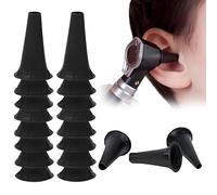 COZERI Lot de 100 embouts pour otoscope - Taille du trou de 4,2 mm jetables en plastique, compatibles avec les otoscopes Kawe/Rieser/Heine/Gima/Holtex, capuchons d'oreille et accessoires pour
