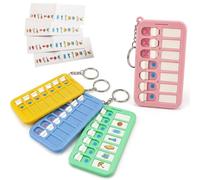 COZERI Lot de 4 tableaux de liste de contrôle, liste de choses à faire pour enfants, tableaux de liste de contrôle mémo avec porte-clés, planificateur réutilisable pour l'école et la vie quotidienne