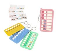 COZERI Lot de 4 tableaux de liste de points pour enfants, tableau mémo avec porte-clés, planificateur réutilisable pour l'école et la vie quotidienne, favorise de bonnes habitudes et une organisation