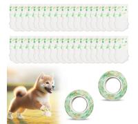COZERI Lot de 40 bottes jetables pour chien - Bandages autocollants pour pattes de chien pour empêcher de lécher les pattes blessées pour intérieur et extérieur (taille S)