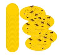 COZHYESS 30PCS Disques de Recharge pour Piège à Puces, Planches Anti-Insectes Collantes, 12 * 12,5 cm, Traitement sans Poison, pour Puces, Punaises de Lit, Mites, Moustiques, sans Odeur, Non Toxique
