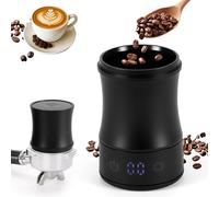 COZHYESS Mini balance à café numérique portable avec minuterie, rechargeable, pour expresso et pour-over, avec gobelet doseur, noire