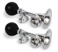 Cozihom Lot de 2 Klaxons de vélo en métal à Presser pour vélo, Sonnette de vélo, Universel, Convient pour Guidon de 22,2 mm