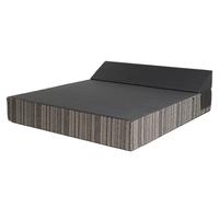 COZIP | Lit de piscine Kiss | COZIP tissu batyline eden waterproof anthracite / GRAND BED | 200 x 180 x h30 cm