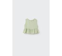 Cozmo - Top à rayures en gaze Lurex Tender Green - 06 mois