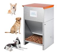 COZOFU Mangeoire pour chien - Station de nourriture en métal galvanisé pour une utilisation en intérieur et en extérieur - Distributeur automatique alimenté par gravité adapté aux races de chiens de
