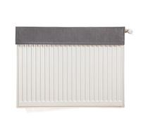 Cozomiz Housses de Radiateur pour la Maison Housse de Radiateur Anti-Poussière Filtre Anti-Poussière pour Radiateur, Housse de Protection Lavable pour Chauffage d'Espace 80cm L x 10cm La Gris