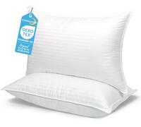 COZSINOOR Oreillers de lit Queen Size pour Dormir : qualité hôtelière, Lot de 2 - Rembourrage en Microfibre rafraîchissante Alternative au Duvet pour Le Dos, Le Ventre, Les Personnes Dormant sur Le