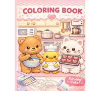 Cozy Activity Friends: Cozy & Simple Coloring Book for Adults and Teens with Cat, Bear and Duck (Cozy Coloring Book)