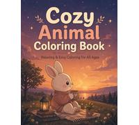 Cozy Animal Coloring Book: Relaxing & Easy Coloring for All Ages