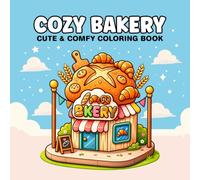 Cozy Bakery: Coloring Book for Adults and Kids Cafe Corner