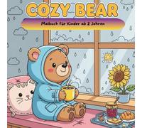 Cozy Bear: Malbuch für Kinder ab 2 Jahren