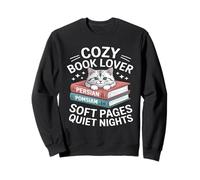 Cozy Book Lover Persian Mom Soft Pages Quiet Nights Sweatshirt
